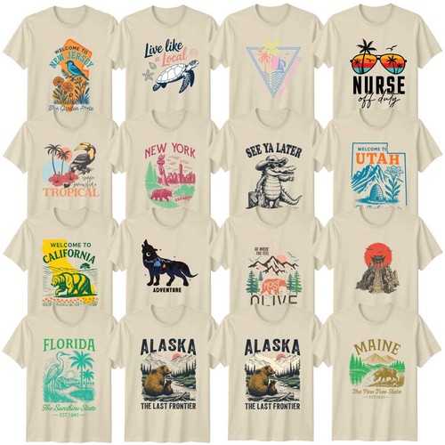 Retro tropical travel - tropical,